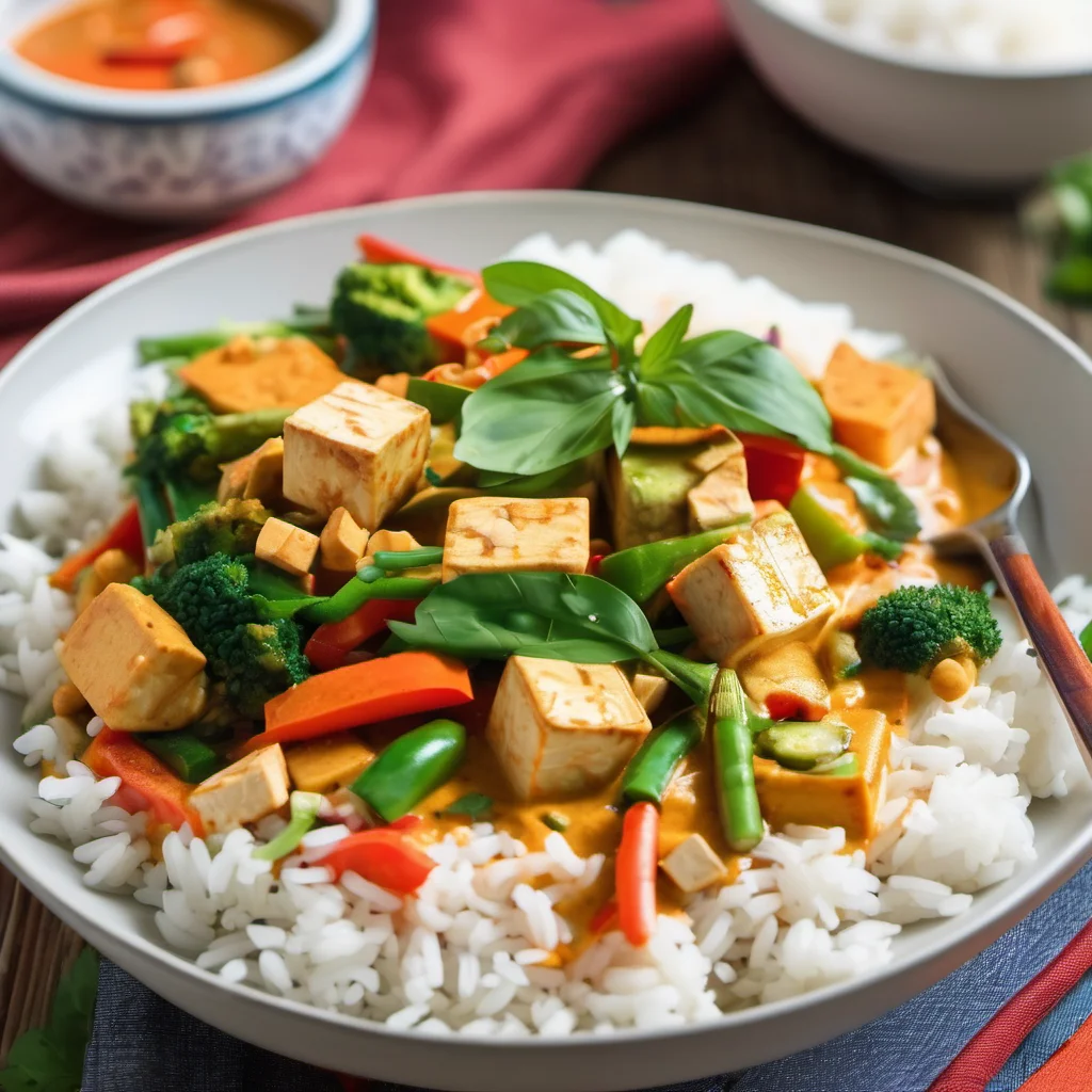 How to Make a Flavorful Thai Red Curry With Tofu & Vegetables